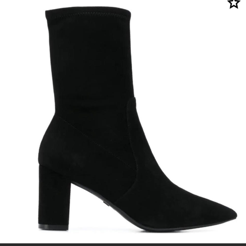 Stuart Weitzman Landry 75 sock booties